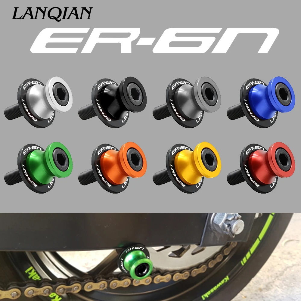 For KAWASAKI ER6N ER 6N ER-6N Motorcycle CNC Swingarm Spools stand screws Slider 6/8/10 MM
For KAWASAKI ER6N ER 6N ER-6N Motorcycle CNC Swingarm Spools stand screws Slider 6/8/10 MM