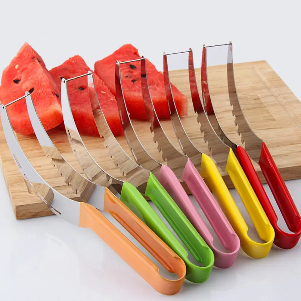 1 PC Watermelon Slicer & Serve Easy Melon Slices To Collect Kitchenware Perfect In Stainless Steel Fruit Cutter and Corer
1 PC Watermelon Slicer & Serve Easy Melon Slices To Collect Kitchenware Perfect In Stainless Steel Fruit Cutter and Corer