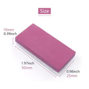 High Hardness 50x25x10mm Ruby Stone and Natural Agate Sharpener Sharpening Stone Dual-side 3000 &10000 Grit Whetstone Grindstone
High Hardness 50x25x10mm Ruby Stone and Natural Agate Sharpener Sharpening Stone Dual-side 3000 &10000 Grit Whetstone Grindstone