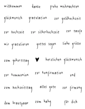 CLEAR STAMP German DIY Scrapbook Card album paper craft silicon rubber roller transparent stamps 31
CLEAR STAMP German DIY Scrapbook Card album paper craft silicon rubber roller transparent stamps 31