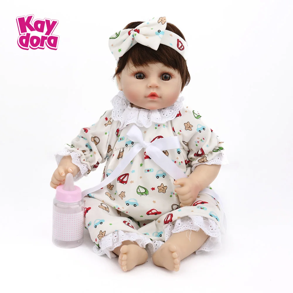 KAYDORA 18inch 47cm Silicone Reborn Baby Dolls Baby Realistic Lifelike Real Girl Doll Bonecas Kids Bebe Reborn Birthday Gift
KAYDORA 18inch 47cm Silicone Reborn Baby Dolls Baby Realistic Lifelike Real Girl Doll Bonecas Kids Bebe Reborn Birthday Gift