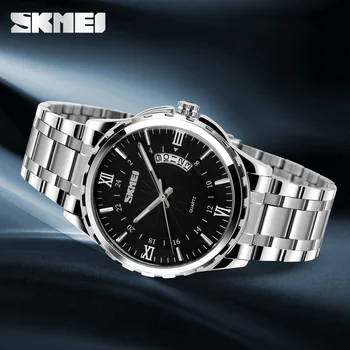 New Fashion Men Stainless Steel Quartz Watches Men's Wristwatches Gold Analog Date Waterproof Male Clock relogio masculino 9069
New Fashion Men Stainless Steel Quartz Watches Men's Wristwatches Gold Analog Date Waterproof Male Clock relogio masculino 9069