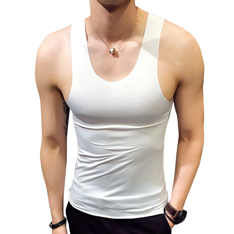 Fitness Tank Tops Men Sleeveless O-Neck Tanktops Bodybuilding Clothing Undershirt Solid Vest
Fitness Tank Tops Men Sleeveless O-Neck Tanktops Bodybuilding Clothing Undershirt Solid Vest