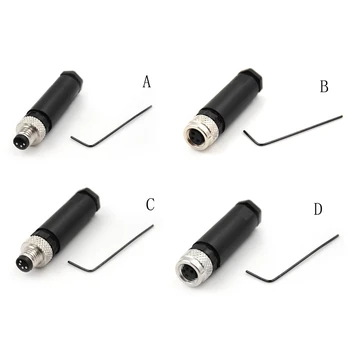 M8 Waterproof Sensor Connector 3 4 Pin A Type Male Female Straight Angle Screw Threaded Plug Coupling
M8 Waterproof Sensor Connector 3 4 Pin A Type Male Female Straight Angle Screw Threaded Plug Coupling