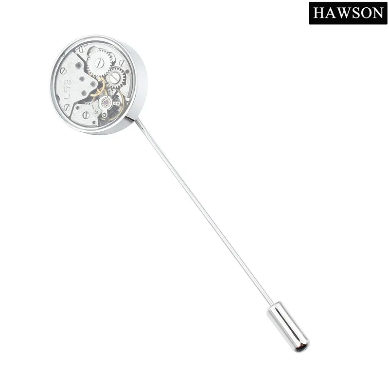 HAWSON Non-Movement Brooch Pin Metal Silver Color Round Romantic Lapel Pins Free Shipping
HAWSON Non-Movement Brooch Pin Metal Silver Color Round Romantic Lapel Pins Free Shipping