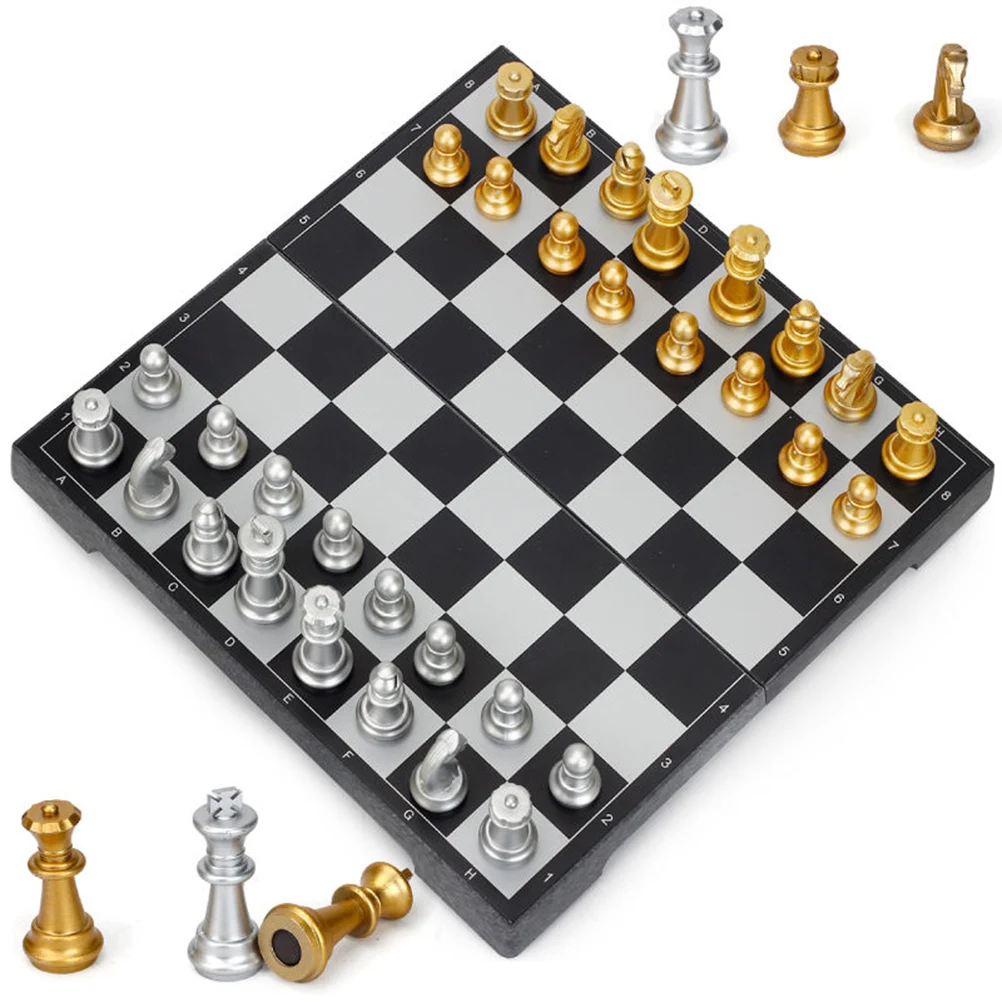 1 Set Fine Chess Portable Puzzle Plastic Educational Toy Chess Set Board Game Folding Chess Set Party Game
1 Set Fine Chess Portable Puzzle Plastic Educational Toy Chess Set Board Game Folding Chess Set Party Game