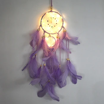 Dream Catcher Net Led String Light DIY Wind Chimes Feather Home Bedroom Decoration Night Lamp
Dream Catcher Net Led String Light DIY Wind Chimes Feather Home Bedroom Decoration Night Lamp