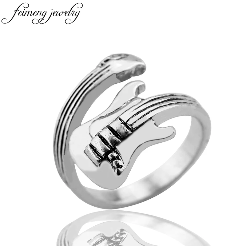 feimeng jewelry Music lover Punk Rock Guitar Ring Fashion Musical Instruments Ring For Youth Men Women Personality Accessories
feimeng jewelry Music lover Punk Rock Guitar Ring Fashion Musical Instruments Ring For Youth Men Women Personality Accessories
