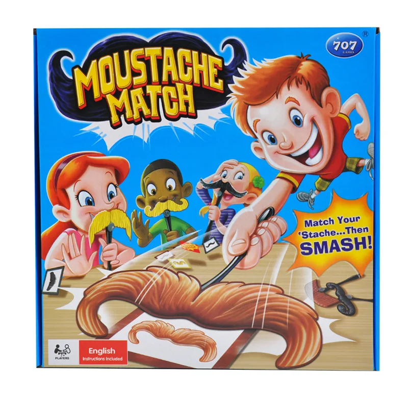 2018 New Creative Moustaches Match beard Smash Fun Mustache Pass Card Children Family Game Christmas gift toy
2018 New Creative Moustaches Match beard Smash Fun Mustache Pass Card Children Family Game Christmas gift toy