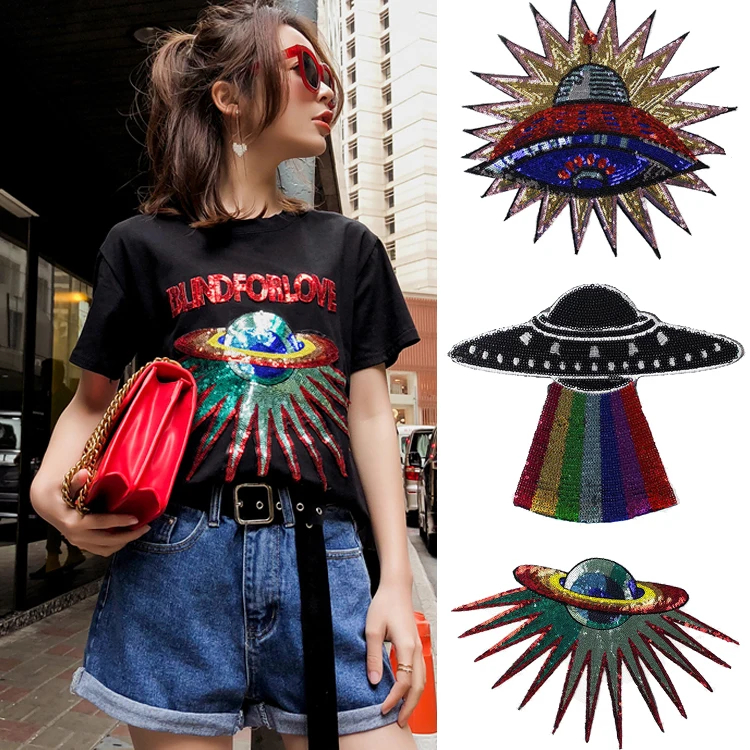 Cartoon UFO Spacecraft Earth Iron On Patches For Clothing Star Wars Alien Big Patch Army Rock Decorations For Clothes Applique
Cartoon UFO Spacecraft Earth Iron On Patches For Clothing Star Wars Alien Big Patch Army Rock Decorations For Clothes Applique