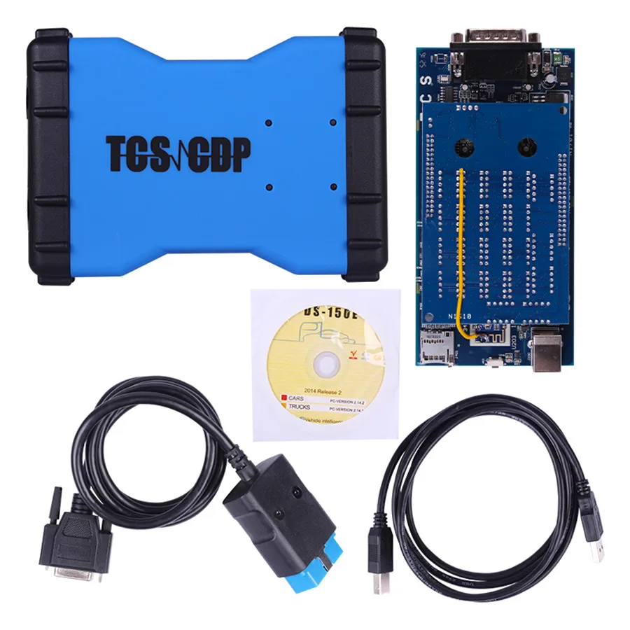 TCS CDP Pro with Bluetooth scan OBDII Scanner and 2014.R2 No Keygen On CD Cdp 3 in 1 car Truck Generic Diagnostic tool
TCS CDP Pro with Bluetooth scan OBDII Scanner and 2014.R2 No Keygen On CD Cdp 3 in 1 car Truck Generic Diagnostic tool