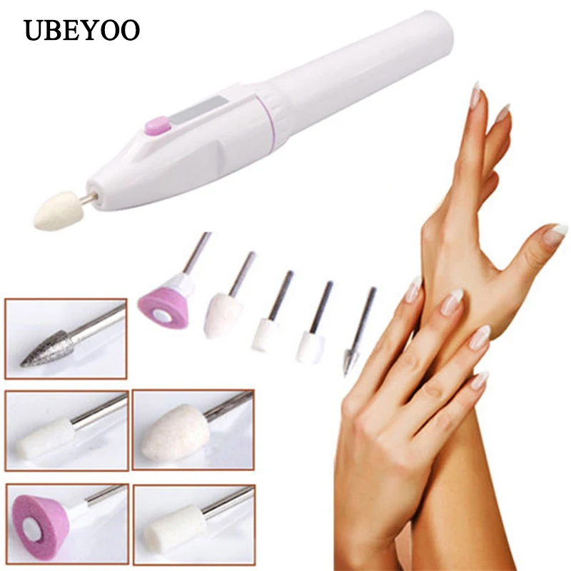 Professional Electric Manicure Nail Art File Drill Art Salon Manicure Pen Tool, 5bits/Set Polish Feet Care Product Nail Tools
Professional Electric Manicure Nail Art File Drill Art Salon Manicure Pen Tool, 5bits/Set Polish Feet Care Product Nail Tools