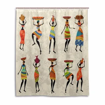 Newest African American Shower Curtains Bathroom Rideaux Salle De Bain African Women Bath Curtain Fabric Cheap Douchegordijn
Newest African American Shower Curtains Bathroom Rideaux Salle De Bain African Women Bath Curtain Fabric Cheap Douchegordijn
