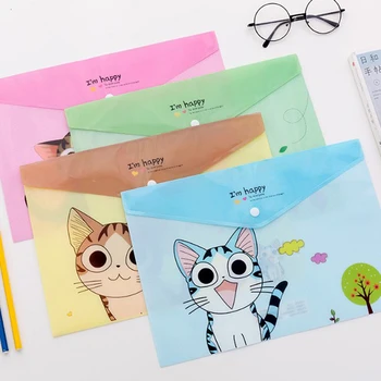 2PCS Kawaii PVC A4 Stationery Bag Style Cheese Cat File Bag Document Filing Folder Office School Supplies
2PCS Kawaii PVC A4 Stationery Bag Style Cheese Cat File Bag Document Filing Folder Office School Supplies
