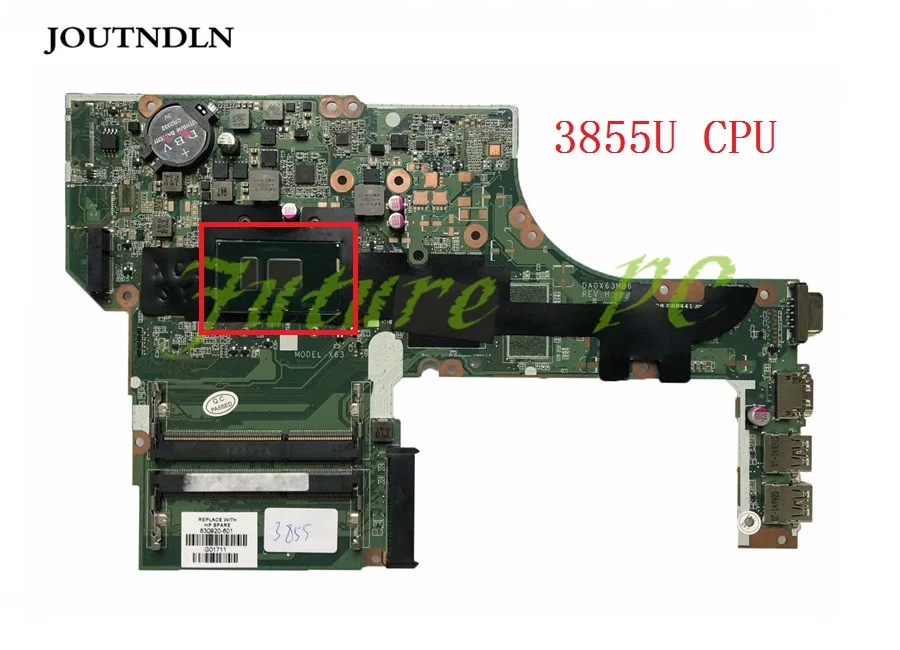 JOUTNDLN для HP ProBook 450 G3 470 материнская плата ноутбука DDR3 830920-601 DA0X63MB6H1 SR2EV w/ 3855U