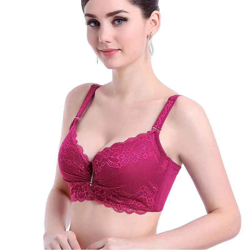 Women 3/4 Cup Deep V Lace Lady Push Up Bra Black Bras For Women Sexy Lingerie Large Cup Sujetador Sutia Big Size
Women 3/4 Cup Deep V Lace Lady Push Up Bra Black Bras For Women Sexy Lingerie Large Cup Sujetador Sutia Big Size