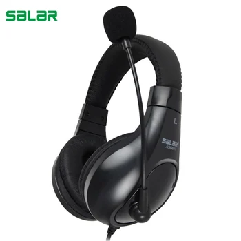Salar A566N Gaming Headset 3.5mm Wired Headphones with Microphone Stereo Surround Headband for Computer PC Gamer 
Salar A566N Gaming Headset 3.5mm Wired Headphones with Microphone Stereo Surround Headband for Computer PC Gamer