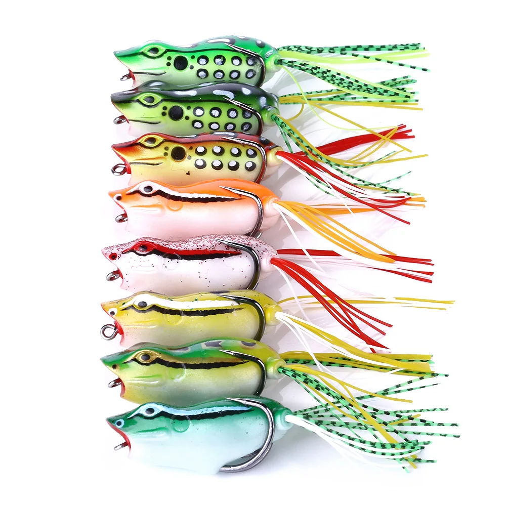 8PC Soft Frog Fishing Wobbers 12g 55mm Pesca Pike Fishing Lure Artificial Frog Bait Top Water Pesca Fishing Tackle
8PC Soft Frog Fishing Wobbers 12g 55mm Pesca Pike Fishing Lure Artificial Frog Bait Top Water Pesca Fishing Tackle