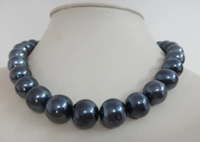 FREE SHIPPING HOT sell new Style >>>>HUGE17"14-11mm south sea genuine Black perfect round pearl necklace free blemish
FREE SHIPPING HOT sell new Style >>>>HUGE17"14-11mm south sea genuine Black perfect round pearl necklace free blemish