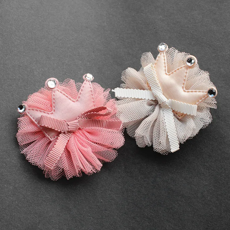 2pcs/lot Crown Gauze Ribbon Bowknot Kids Hair Clips Crystal Pearl Pink Bows Hair Grips Solid Top Quality 5cm Girl Summer Hairpin
2pcs/lot Crown Gauze Ribbon Bowknot Kids Hair Clips Crystal Pearl Pink Bows Hair Grips Solid Top Quality 5cm Girl Summer Hairpin