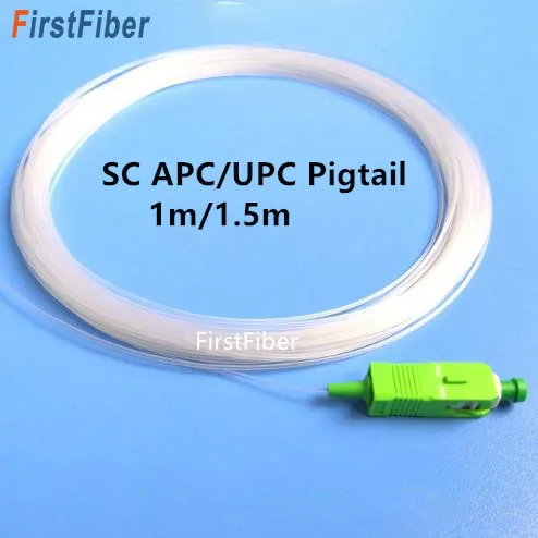 FirstFiber SC APC UPC pigtail 50PCS 1m fiber optic Pigtail SC 1.5M Single mode Simplex SM Optical fiber pigtail SC 0.9MM
FirstFiber SC APC UPC pigtail 50PCS 1m fiber optic Pigtail SC 1.5M Single mode Simplex SM Optical fiber pigtail SC 0.9MM