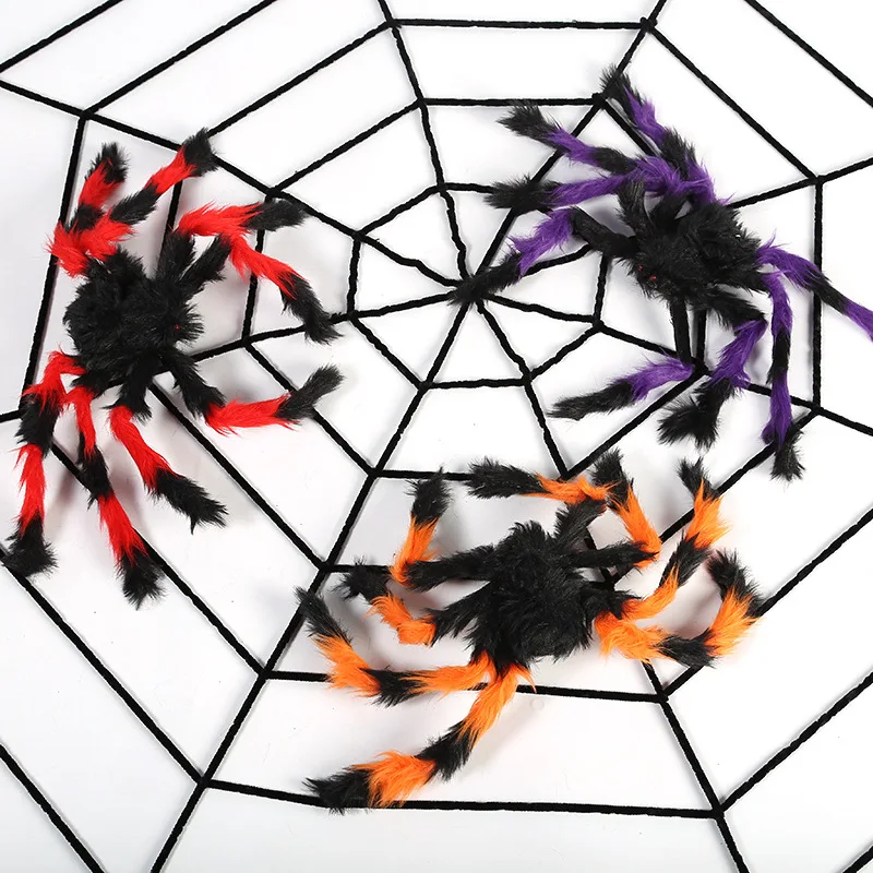 New Black Orange Halloween Horrible Big Black Furry Fake Spider Size 30cm 50cm 75cm Creep Trick Or Treat Halloween Decoration
New Black Orange Halloween Horrible Big Black Furry Fake Spider Size 30cm 50cm 75cm Creep Trick Or Treat Halloween Decoration
