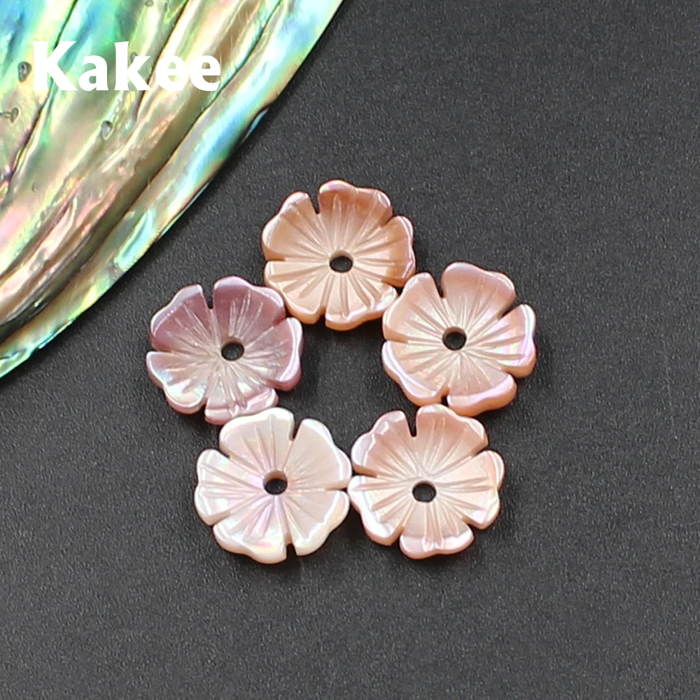 Kakee Natural Mother of Pearl DIY Charms Pink Shell Flower Beads for Jewelry Making Fashion Seashell Earrings Beading Materials
Kakee Natural Mother of Pearl DIY Charms Pink Shell Flower Beads for Jewelry Making Fashion Seashell Earrings Beading Materials
