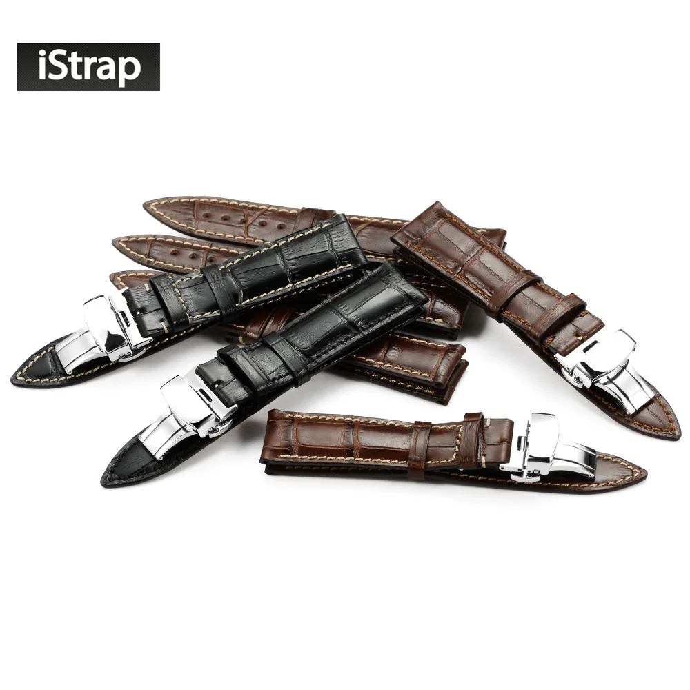 iStrap 18mm 19mm 20mm 21mm 22mm Leather Watch Band, Genuine Cowhide Replacement Watch Strap for Men and Women (Black/Brown)
iStrap 18mm 19mm 20mm 21mm 22mm Leather Watch Band, Genuine Cowhide Replacement Watch Strap for Men and Women (Black/Brown)