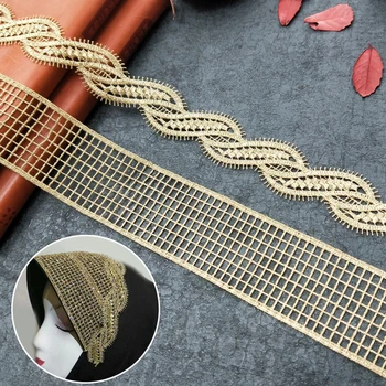 QRTRIM different style gold water soluble embroidery lace fabric islamic headscarf hair accessories lace trim
QRTRIM different style gold water soluble embroidery lace fabric islamic headscarf hair accessories lace trim