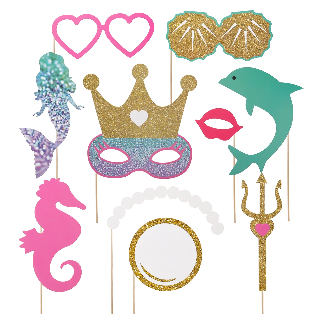 1 Set Photobooth Props Mermaid Photo Booth Props Portable Chic Photo Booth Props Kit Selfie Props Photo Booth Accessory
1 Set Photobooth Props Mermaid Photo Booth Props Portable Chic Photo Booth Props Kit Selfie Props Photo Booth Accessory