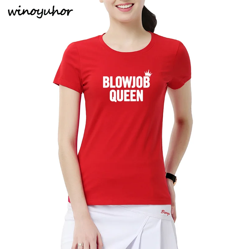 Blowjob Queen Letters Print Women T Shirt Summer Casual Cotton Hipster T-shirts For Lady Funny Harajuku Tops Femme Tee
Blowjob Queen Letters Print Women T Shirt Summer Casual Cotton Hipster T-shirts For Lady Funny Harajuku Tops Femme Tee
