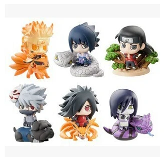 6pcs/set Naruto Uzumaki Orochimaru Uchiha Sasuke Hatake Kakashi Action Figures Anime PVC brinquedos Collection Figures toys
6pcs/set Naruto Uzumaki Orochimaru Uchiha Sasuke Hatake Kakashi Action Figures Anime PVC brinquedos Collection Figures toys