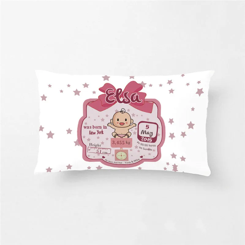 Personalized Baby Girl Boy Birth States Throw Pillow Cover Soft Polyester Cotton Home Decorative Cushion Cover
Personalized Baby Girl Boy Birth States Throw Pillow Cover Soft Polyester Cotton Home Decorative Cushion Cover