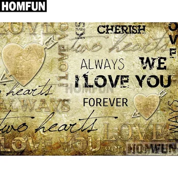 HOMFUN Full Square/Round Drill 5D DIY Diamond Painting "I Love You" Embroidery Cross Stitch 5D Home Decor Gift A02037
HOMFUN Full Square/Round Drill 5D DIY Diamond Painting "I Love You" Embroidery Cross Stitch 5D Home Decor Gift A02037