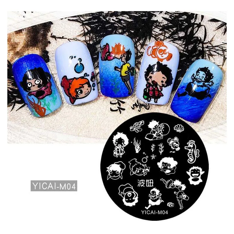 5.5cm Round Nail Stamping Template Cute Cat Cartoon Girls Manicure Nail Art Image Plate Nail Art Print Stencil
5.5cm Round Nail Stamping Template Cute Cat Cartoon Girls Manicure Nail Art Image Plate Nail Art Print Stencil
