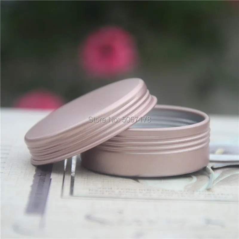 30/50/100pcs 20-25g Rose Gold Empty Aluminum Pot Jars Cosmetic Containers With Lid Eye cream hair conditioner Tin Cosmetic Metal
30/50/100pcs 20-25g Rose Gold Empty Aluminum Pot Jars Cosmetic Containers With Lid Eye cream hair conditioner Tin Cosmetic Metal