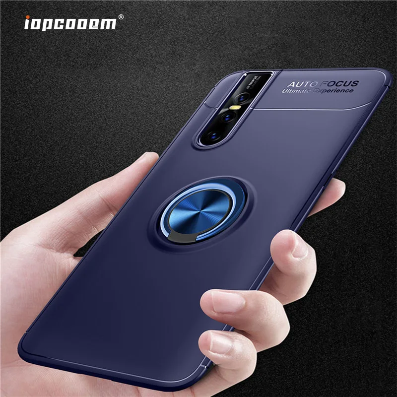 Metal Finger Ring Case For VIVO V15 Pro Phone Case Matte Soft TPU Silicone Back Cover For VIVO V15 Shell Coque
Metal Finger Ring Case For VIVO V15 Pro Phone Case Matte Soft TPU Silicone Back Cover For VIVO V15 Shell Coque