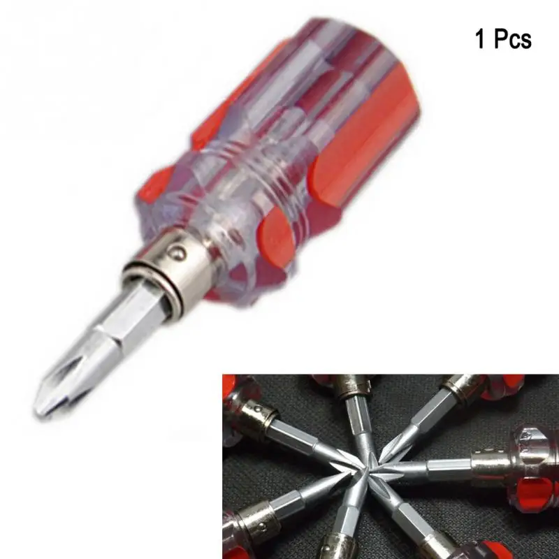 Mini Bidirectional Swivel Screwdriver Flat Tip Screwdriver Double-headed For DIY Repair Tools
Mini Bidirectional Swivel Screwdriver Flat Tip Screwdriver Double-headed For DIY Repair Tools