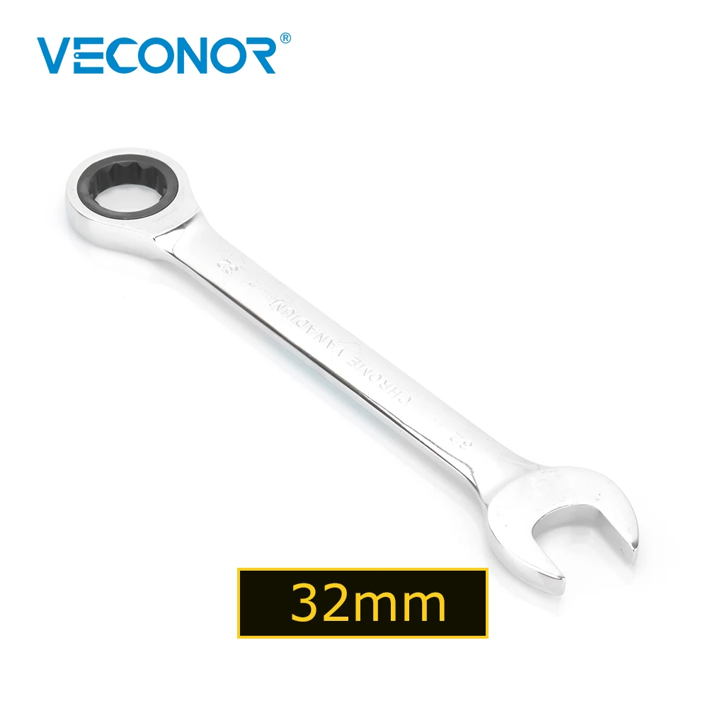Veconor 32mm Open End Ratchet Wrench Fixed Head Full Polished Ratcheting Spanner Chrome Vanadium Auto Repair Hand Tools 32 mm
Veconor 32mm Open End Ratchet Wrench Fixed Head Full Polished Ratcheting Spanner Chrome Vanadium Auto Repair Hand Tools 32 mm