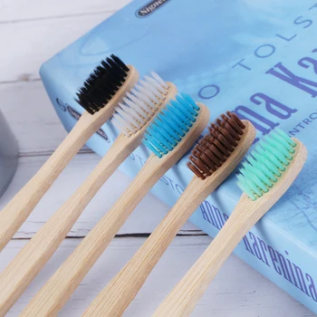 10 Pieces Bamboo Toothbrush for Adults Wood Toothbrush Bamboo Soft Bristles Natural Eco Capitellum Bamboo Fibre Wooden Handle
10 Pieces Bamboo Toothbrush for Adults Wood Toothbrush Bamboo Soft Bristles Natural Eco Capitellum Bamboo Fibre Wooden Handle