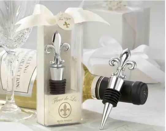 2017 Wholesale iris Design Wine Bottle Stopper Wedding Favors, 200 pieces / lot
2017 Wholesale iris Design Wine Bottle Stopper Wedding Favors, 200 pieces / lot