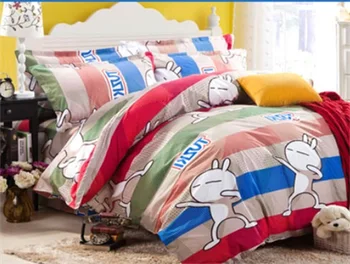 housse de couette Stripes and cartoon 4pcs bedding set, bed linen,bed set sheet duvet cover Pillowcase,couette de lit edredon
housse de couette Stripes and cartoon 4pcs bedding set, bed linen,bed set sheet duvet cover Pillowcase,couette de lit edredon