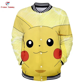 2019 New 3D Pokemon printing Anime Pikachu Baseball uniform Men/Women clothes hot sale Harajuku Leisure style Baseball Jackets
2019 New 3D Pokemon printing Anime Pikachu Baseball uniform Men/Women clothes hot sale Harajuku Leisure style Baseball Jackets