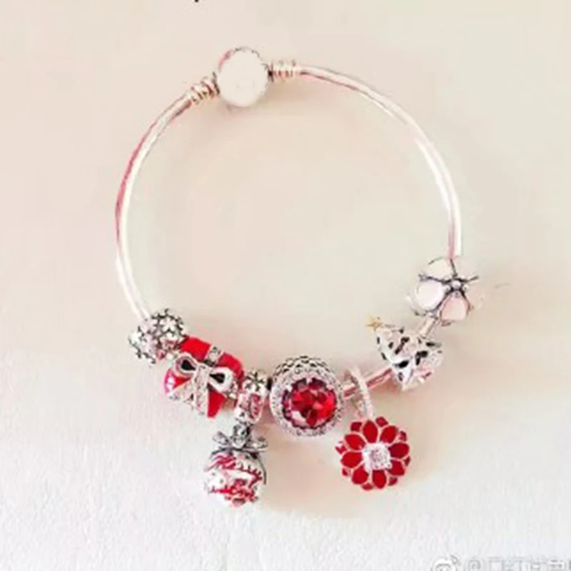 NEW 100% 925 Sterling Silver Christmas Tree Daisy Mystery Gift Bag Flower Ruby Glamour Bracelet Set Holiday Gift Original
NEW 100% 925 Sterling Silver Christmas Tree Daisy Mystery Gift Bag Flower Ruby Glamour Bracelet Set Holiday Gift Original