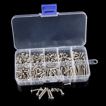 2018 340Pcs/Set M3 3mm Stainless Steel Button Head Allen Bolts Screws Nuts Assortment Kit OCT11_40
2018 340Pcs/Set M3 3mm Stainless Steel Button Head Allen Bolts Screws Nuts Assortment Kit OCT11_40