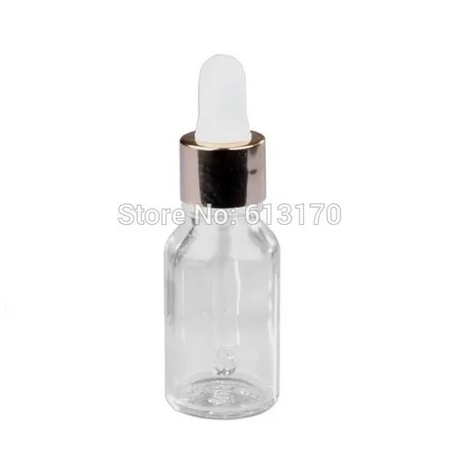 15ml Clear Glass Dropper Bottles with White Rubber Gold collar,15cc Empty Essential Oil bottle Small sample Vials
15ml Clear Glass Dropper Bottles with White Rubber Gold collar,15cc Empty Essential Oil bottle Small sample Vials