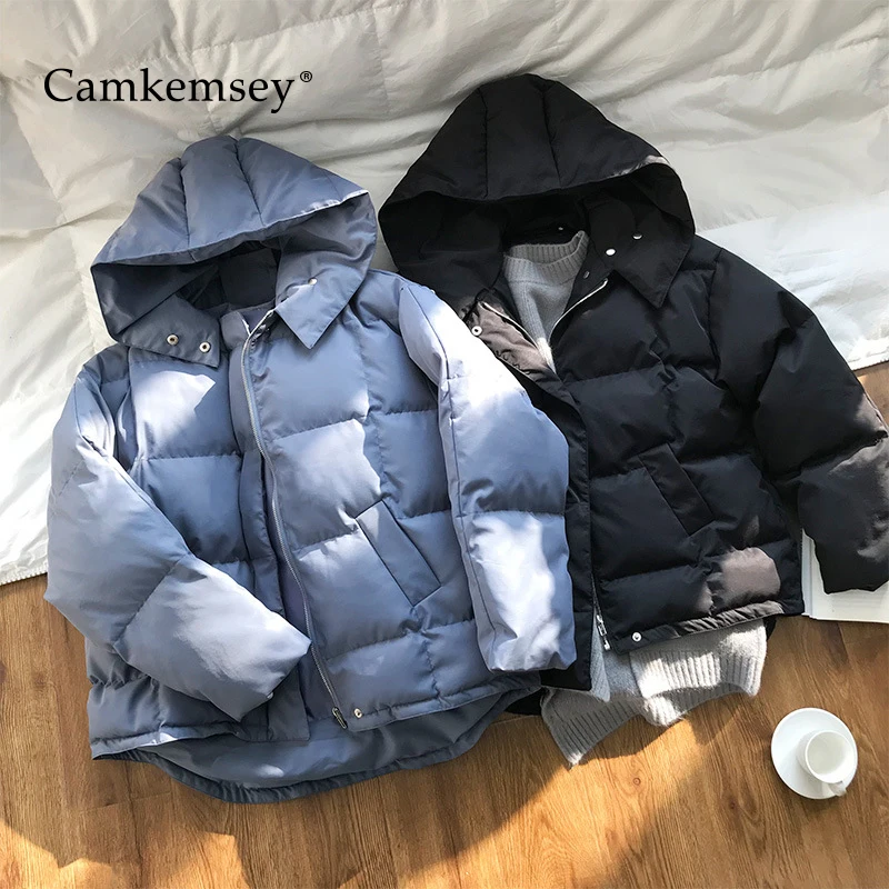 CamKemsey Thick Warm Winter Coats Women 2019 Fashion Solid Down Cotton Padded Hooded Winter Jackets Female Parkas
CamKemsey Thick Warm Winter Coats Women 2019 Fashion Solid Down Cotton Padded Hooded Winter Jackets Female Parkas