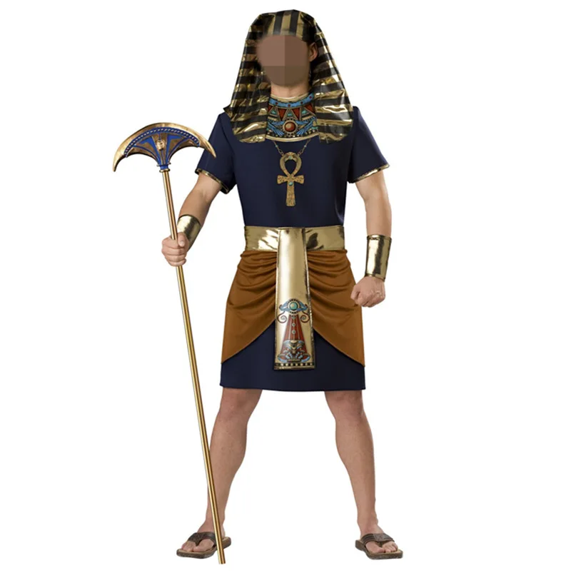 Halloween Exotic Adult Sexy Men Egyptian Style Suit Cool Cosplay Costume for Stage Performance Masquerade Party Costume
Halloween Exotic Adult Sexy Men Egyptian Style Suit Cool Cosplay Costume for Stage Performance Masquerade Party Costume