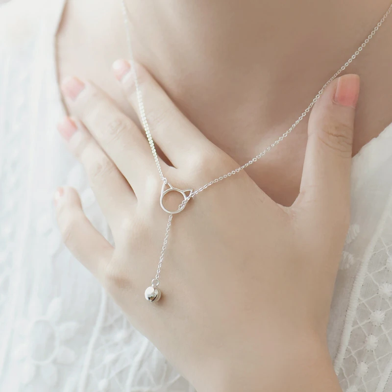 Hengyi Animal Cat 925 Sterling Silver Pendant Necklace for Women Lovely Cute Sister Lover Gifts 925 Silver Jewelry
Hengyi Animal Cat 925 Sterling Silver Pendant Necklace for Women Lovely Cute Sister Lover Gifts 925 Silver Jewelry