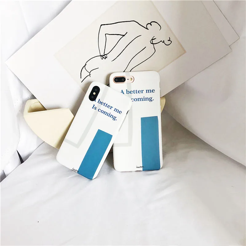Fashion Simple Letter Print Phone Case For iphone 8 8 Plus Case Fashion Soft TPU Matte Back Cover For iphone X 6 6S 7 Cases Capa
Fashion Simple Letter Print Phone Case For iphone 8 8 Plus Case Fashion Soft TPU Matte Back Cover For iphone X 6 6S 7 Cases Capa